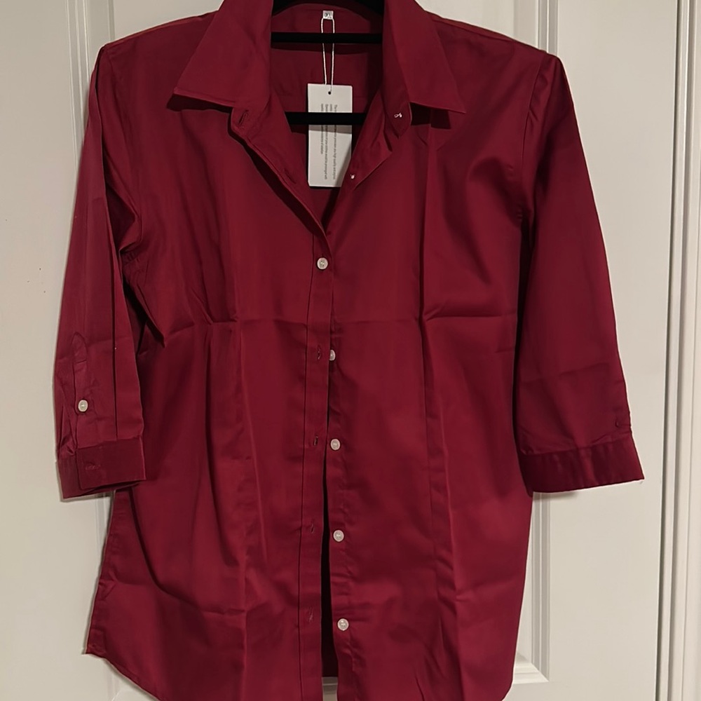 Fitted button down